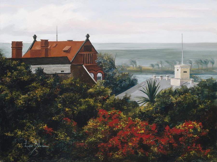 From The Holiday Inn - Key West Painting by Lucie Bilodeau