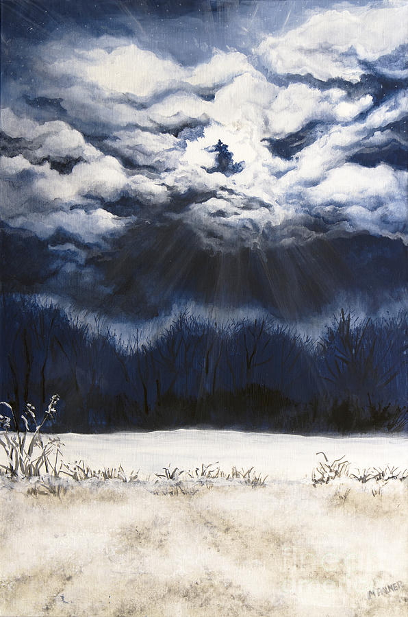 From the Midnight Sky Painting by Mary Palmer