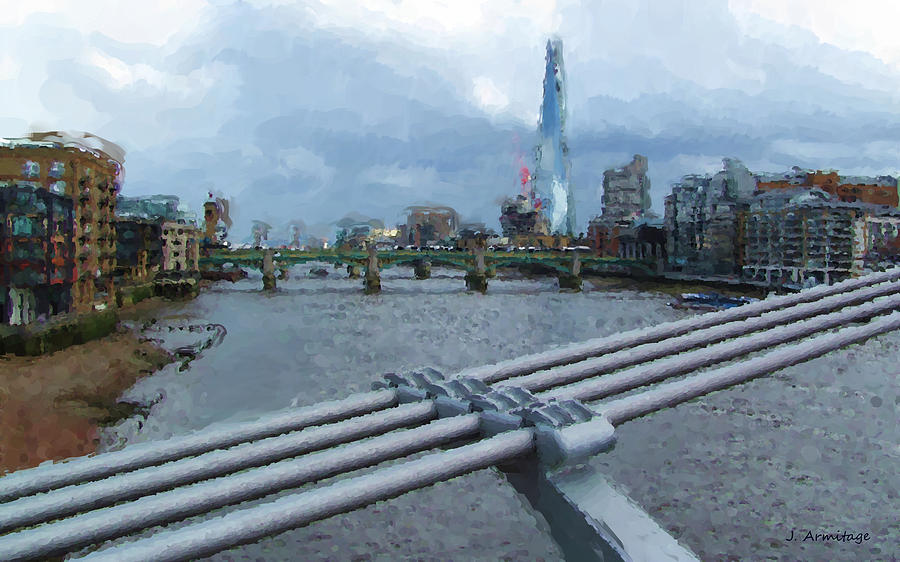 From the Millenium Bridge Painting by Jenny Armitage