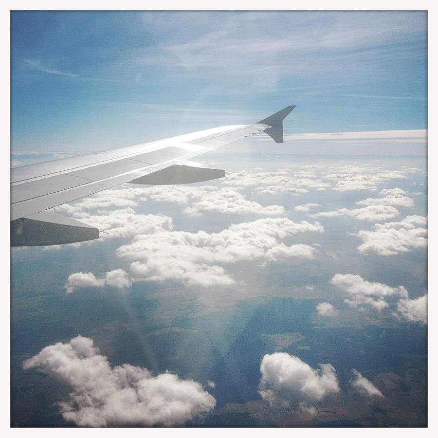 From The Plane Over Ireland Photograph by Christina Reichl Photography