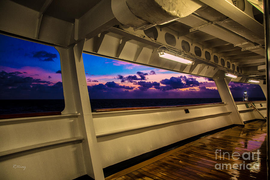 From the Stern Looking Out Photograph by Rene Triay FineArt Photos