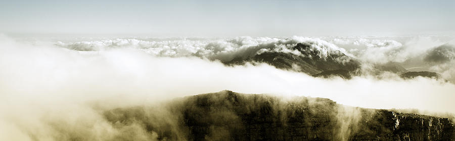 Mountain Photograph - From the top of Table Mountain by Fabrizio Troiani