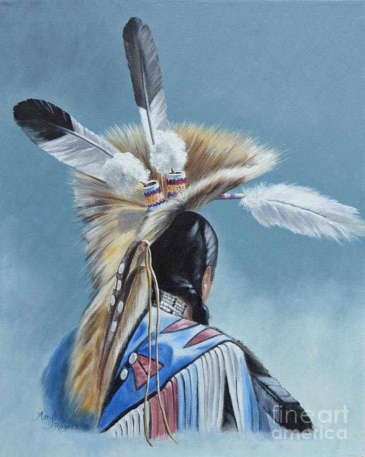 Feather Painting - From Within by Mary Rogers