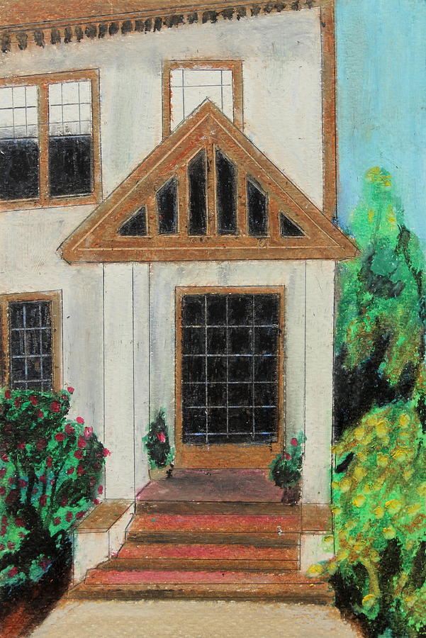 Architecture Painting - Front Door 1 by Jeanne Fischer
