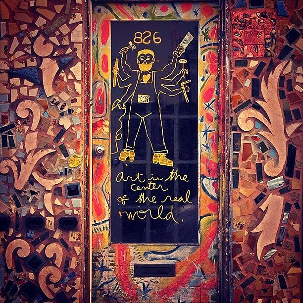 Philadelphia Photograph - Front Door At The #magicgardens by John Baccile