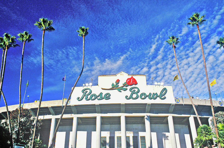Front Entrance To The Rose Bowl Photograph by Panoramic Images