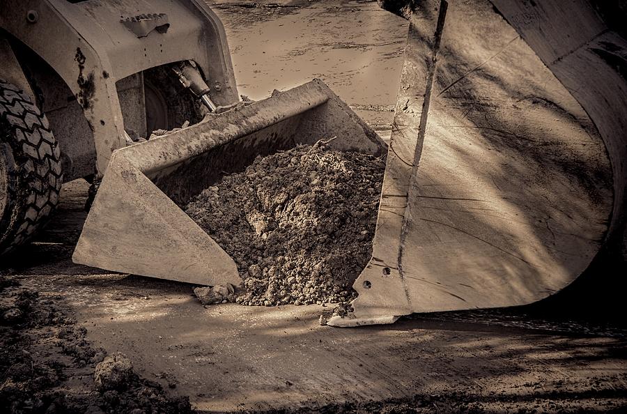 Front Loader Buckets Photograph by Rudy Umans