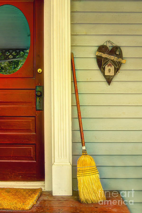 Broom Photograph - Front Porch by Margie Hurwich