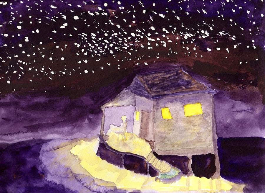 Front Porch Stars Painting by Jim Taylor