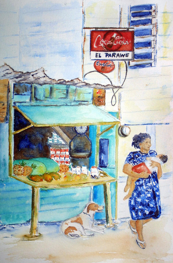 Front Street Shop Painting by Patricia Beebe