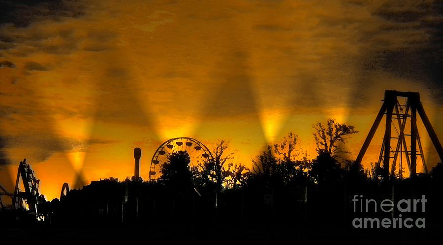 Frontier City at Dawn Photograph by Janette Boyd