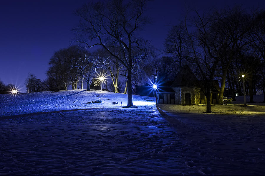 Frost Blue Photograph by CJ Schmit