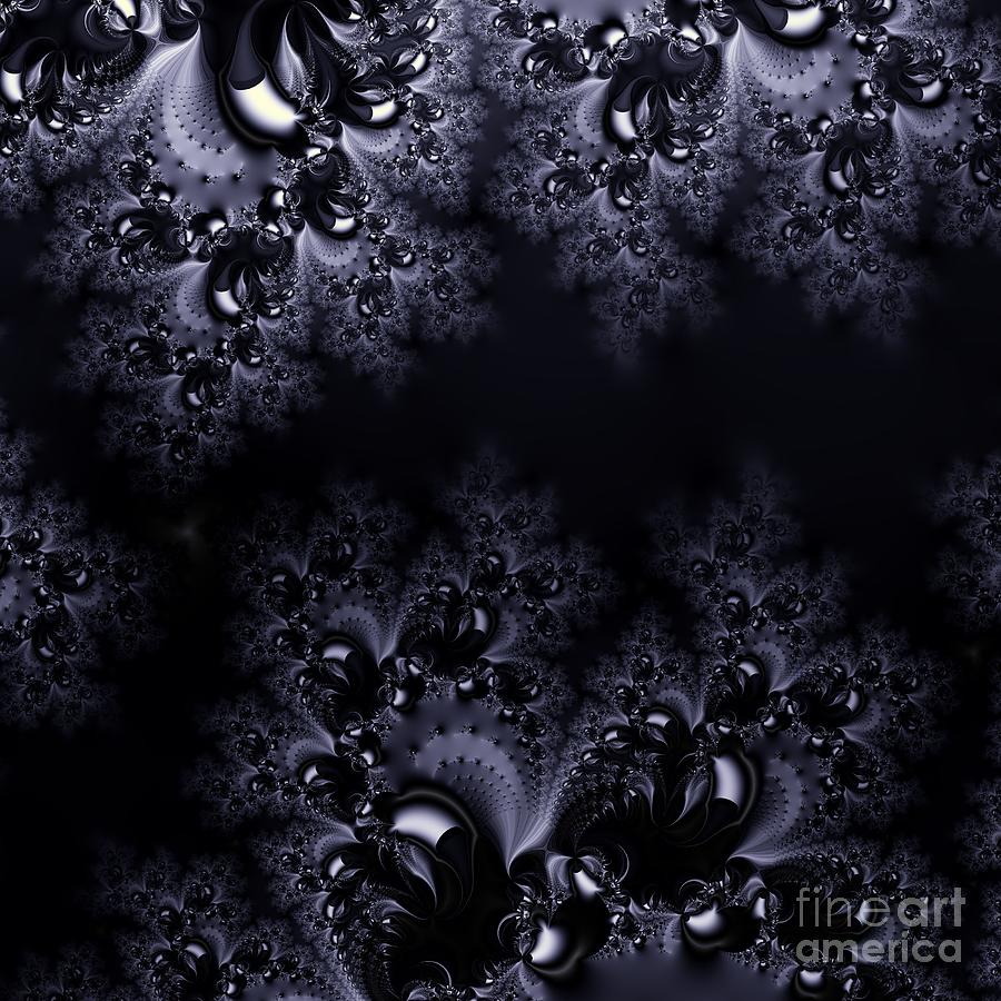 Frost in The Moonlight Fractal Digital Art by Rose Santuci-Sofranko