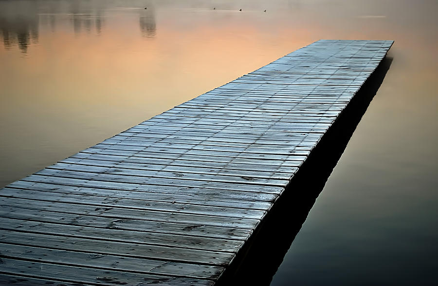 Frost on the Dock Photograph by Greg Jackson