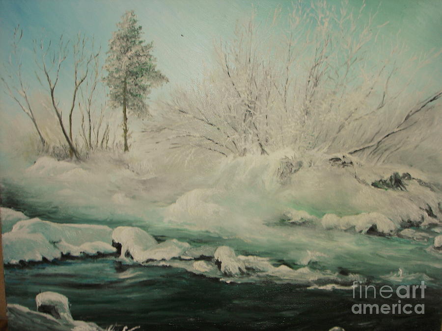 Frost  Painting by Sorin Apostolescu