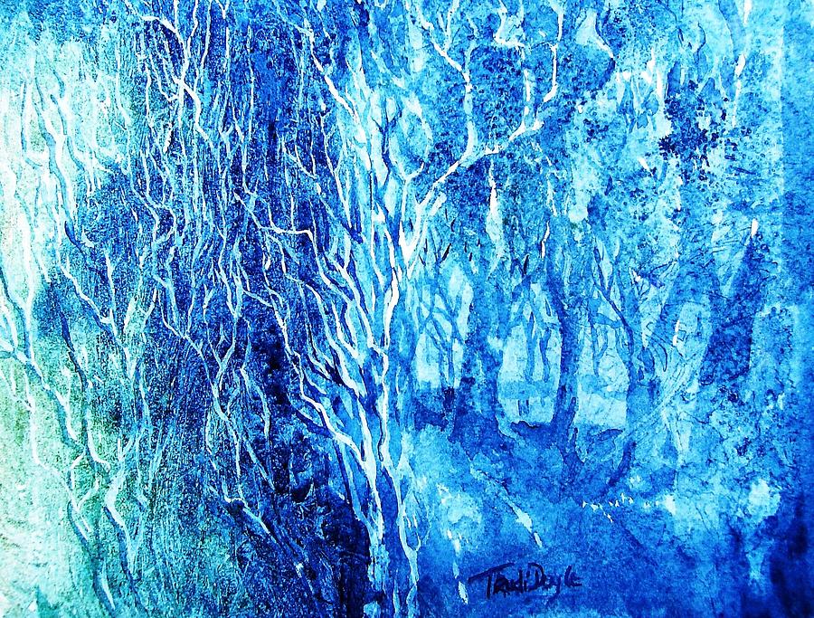Frosted Forest  Painting by Trudi Doyle