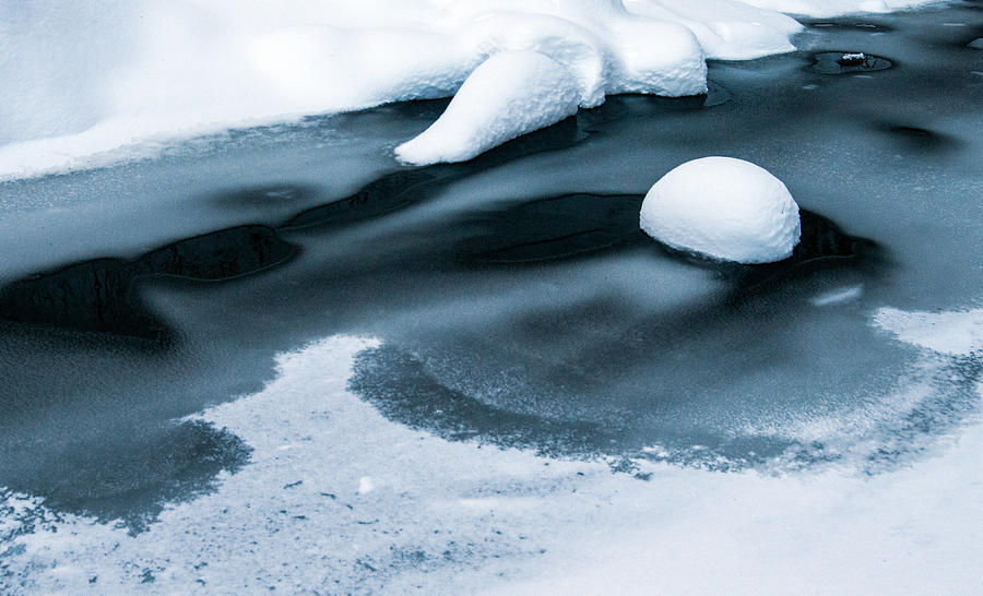 Winter Photograph - Frosty Creek by Tam Ryan