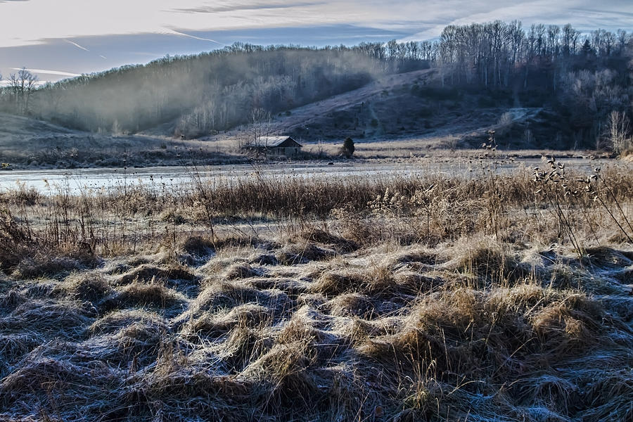 Frosty Farm morning Photograph by Sven Brogren