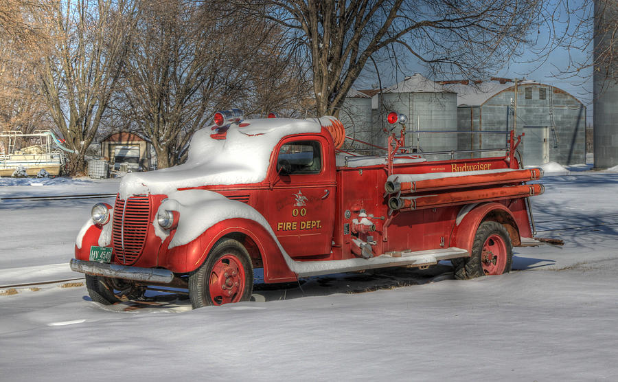 Frosty Firefighter Photograph by J Laughlin