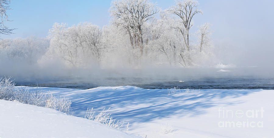 Frosty Morning on the Maumee River 3745 Photograph by Jack Schultz