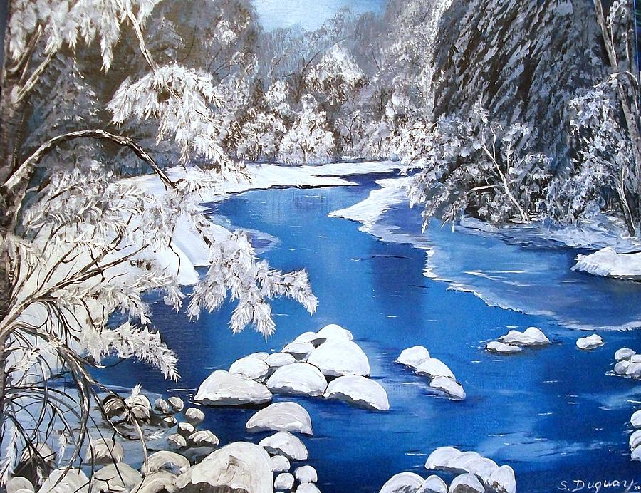 Frosty Morning Painting by Sharon Duguay