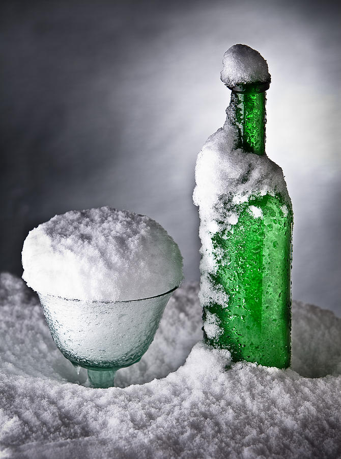 Frozen Bottle Ice Cold Drink Photograph by Dirk Ercken