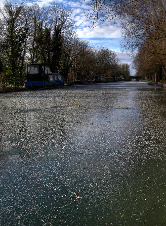 Frozen Canal Photograph by Mark Llewellyn