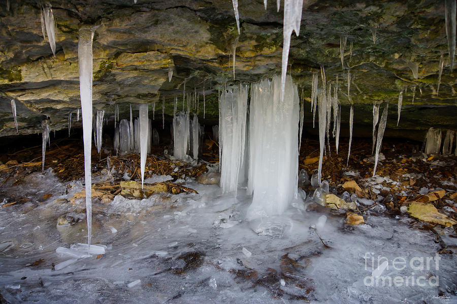 Frozen Cave Photograph by Jennifer White