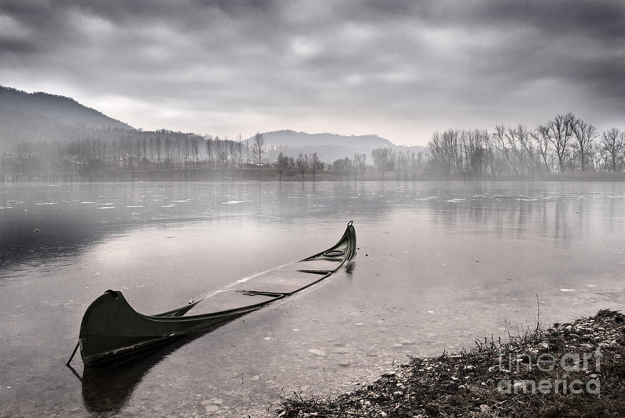Lake Photograph - Frozen Day by Yuri San Lake Photograph - Frozen Day by Yuri San