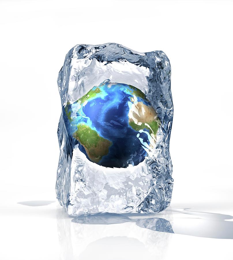 Frozen Earth Photograph by Leonello Calvetti/science Photo Library
