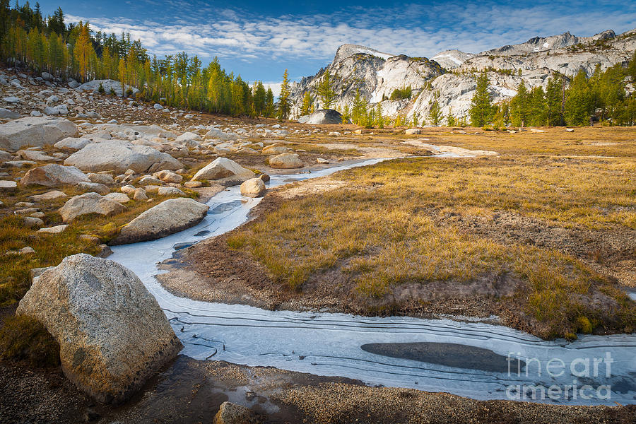 Frozen Enchantments Creek Photograph by Inge Johnsson