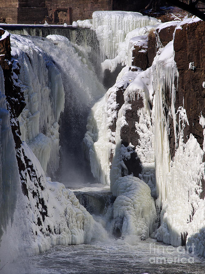 Frozen Falls Photograph by Mark Miller