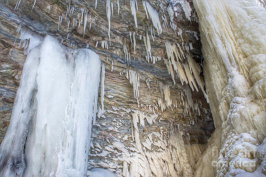 Waterfall Photograph - Frozen Falls by Nikki Vig Waterfall Photograph - Frozen Falls by Nikki Vig