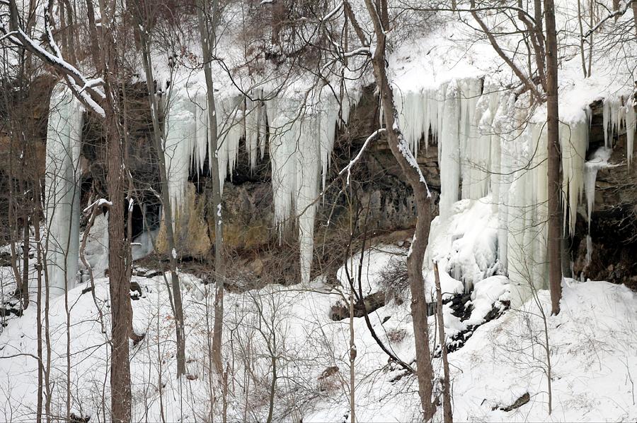 Frozen Falls Photograph