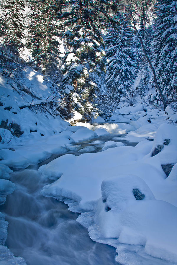 Frozen Fish Creek Photograph by Greg Sagan - Fine Art America