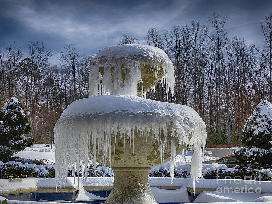 Frozen Fountain Photograph by Melissa Messick