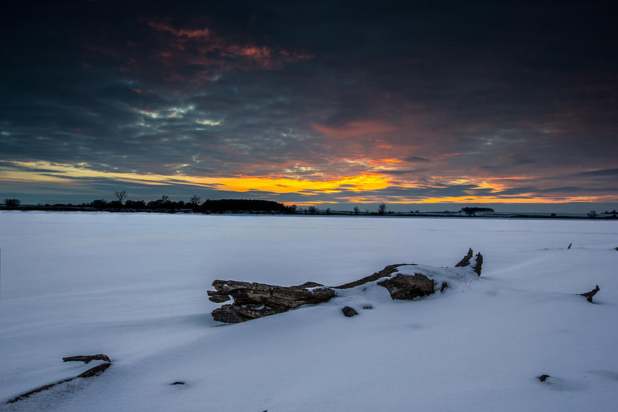 Frozen Grass Lake  Photograph by Aaron J Groen