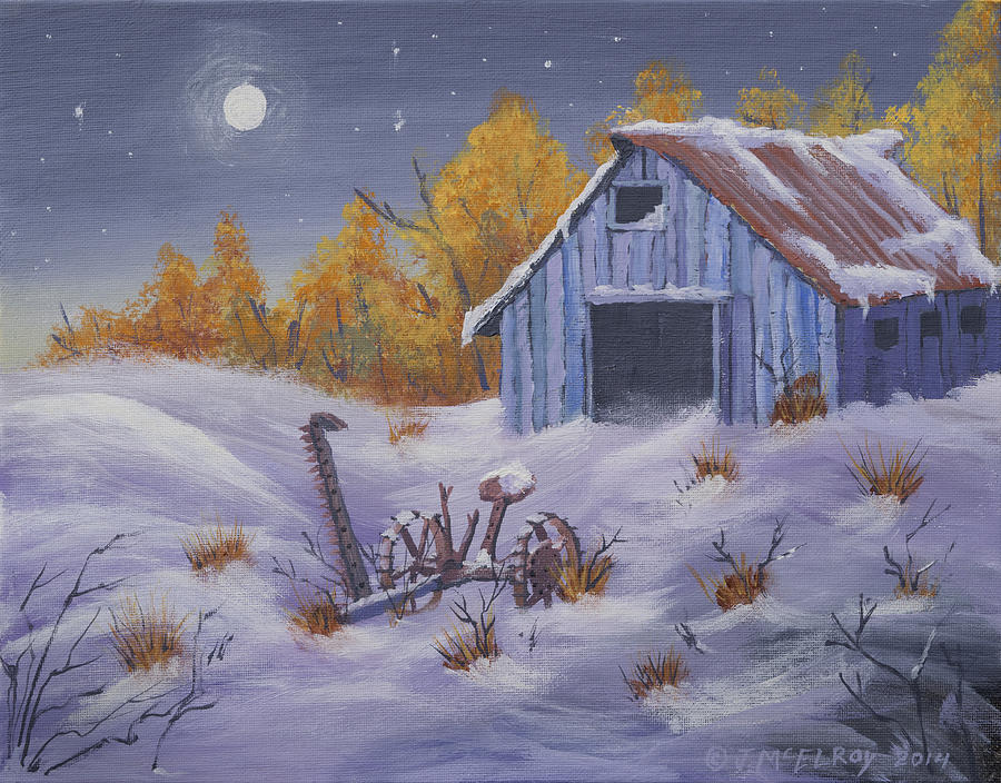 Fall Painting - Frozen In Time by Jerry McElroy