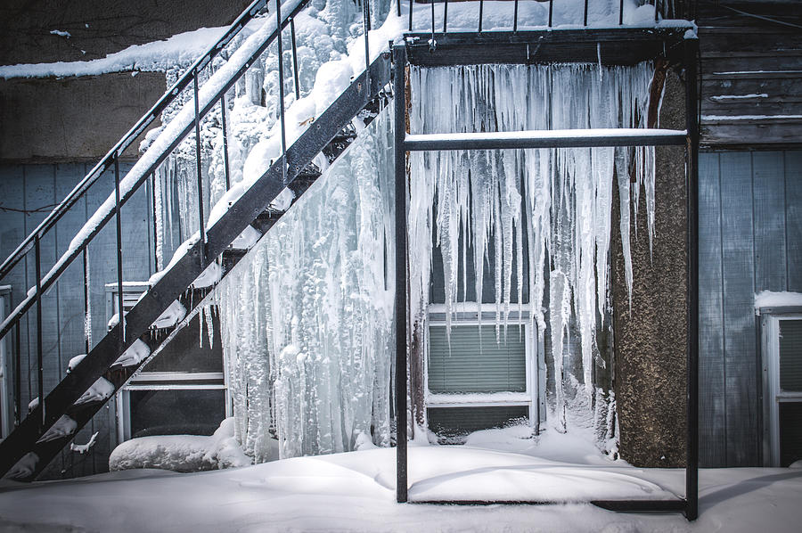 Frozen Industry Photograph By Ray Sheley - Fine Art America