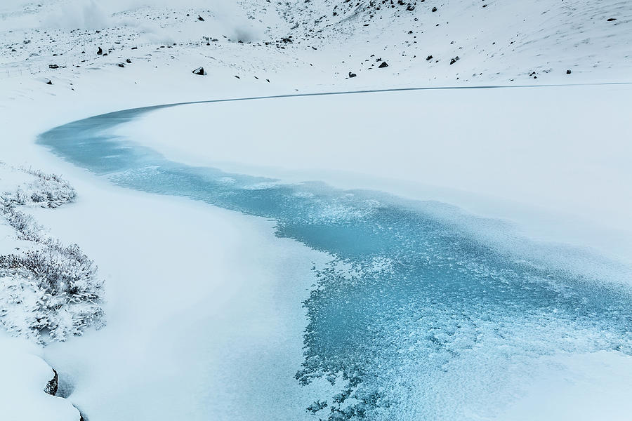 Frozen Lake, Daisetsuzan National Park Photograph by Yustinus