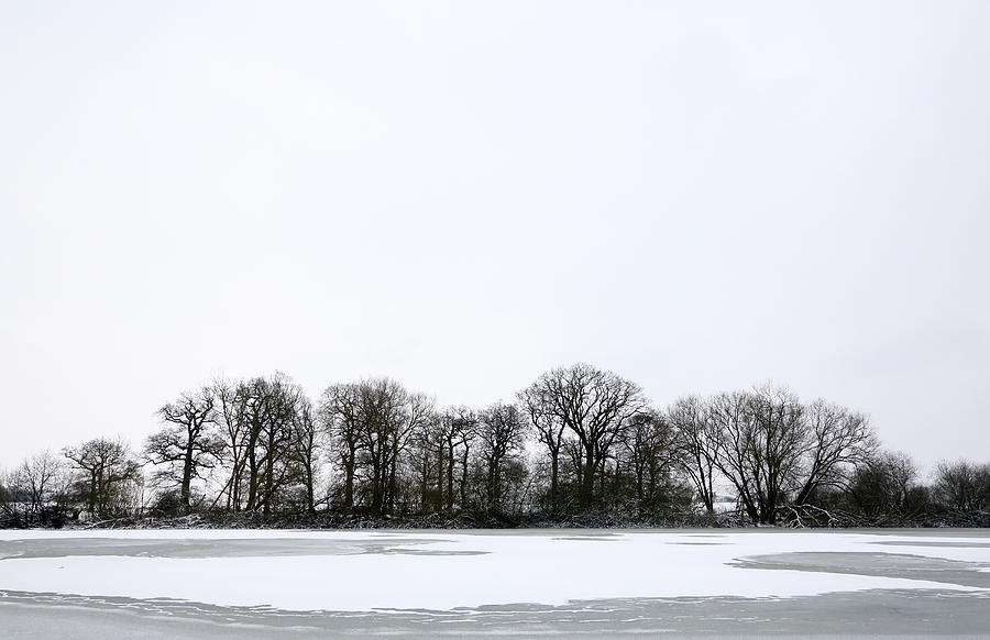 Frozen Lake Photograph by David Harding