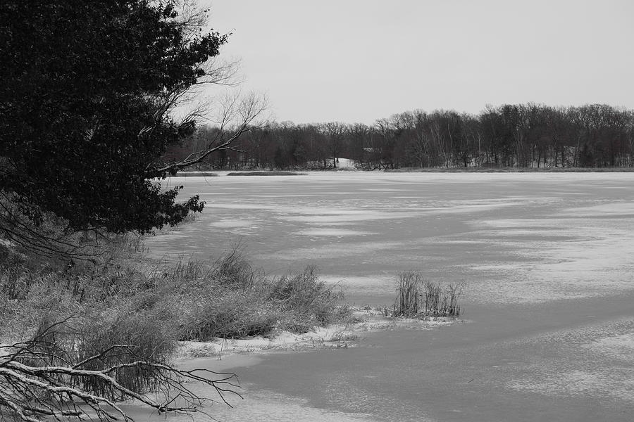 Frozen Lake Photograph by Desiree Caudell - Fine Art America