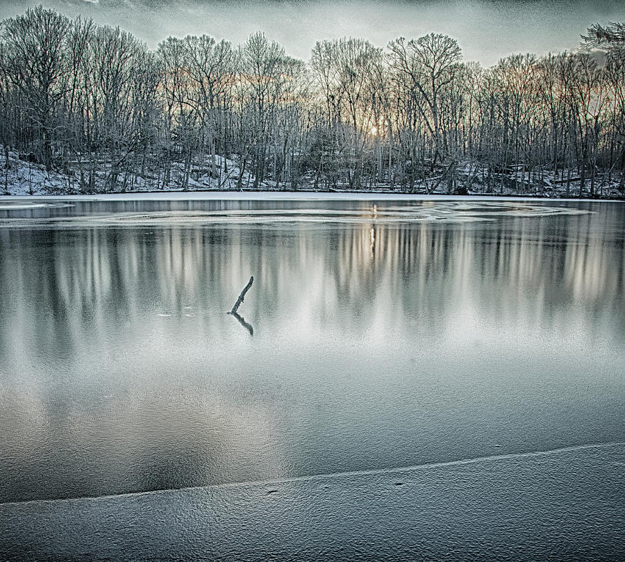 Frozen Lake Photograph by Elisabeth Pollaert Smith