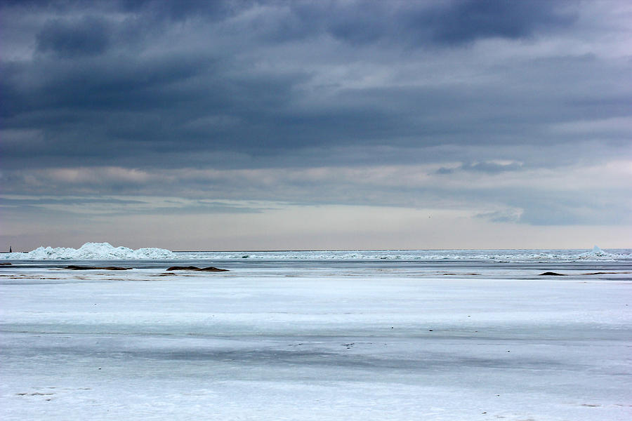 Frozen Lake Huron 22 Photograph by Mary Bedy