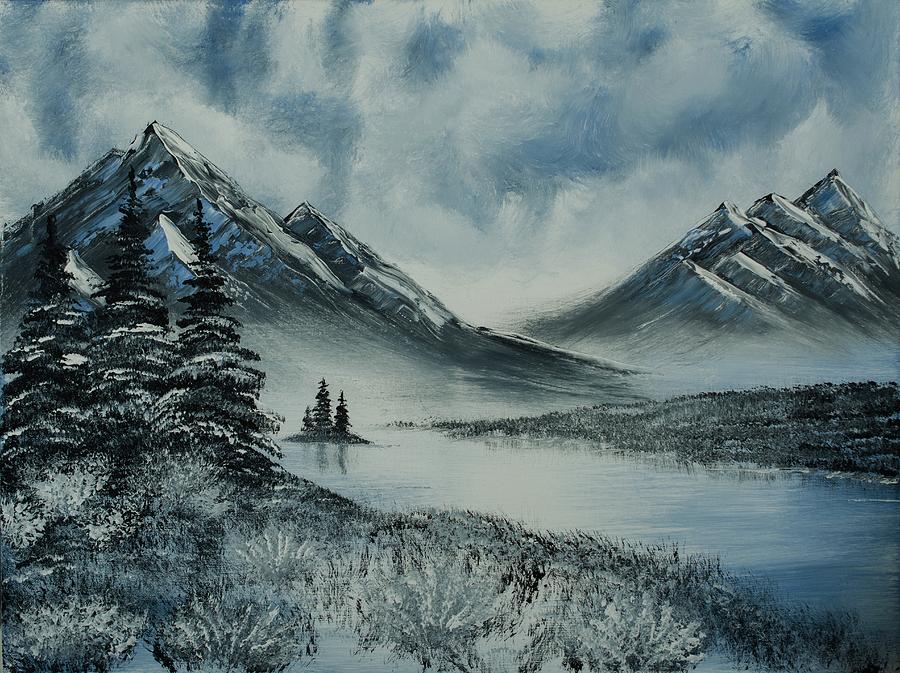 Frozen Land Painting by Shannon Wells - Fine Art America