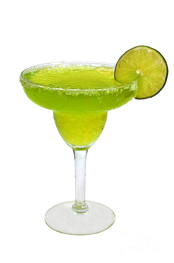 Frozen Margarita with Lime Isolated Photograph by Danny Hooks