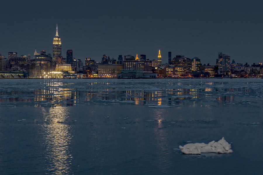 Frozen Midtown Manhattan NYC Photograph by Susan Candelario