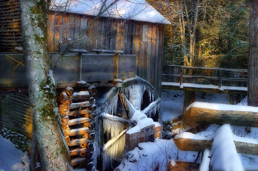Frozen Mill In The Cove Photograph by Michael Eingle