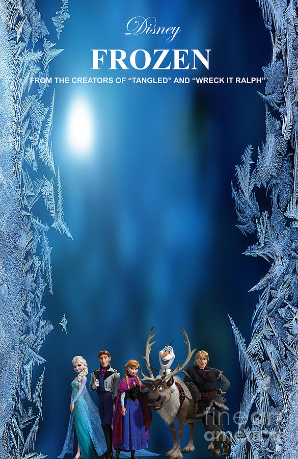 Frozen Movie Poster Mixed Media by Marvin Blaine