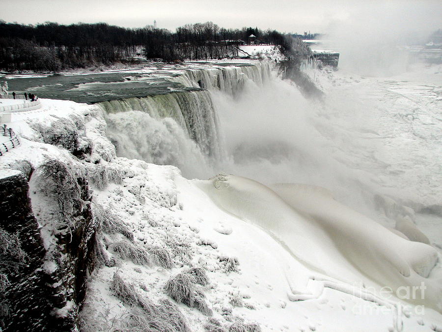 Frozen Niagara and Bridal Veil Falls Photograph by Rose Santuci-Sofranko